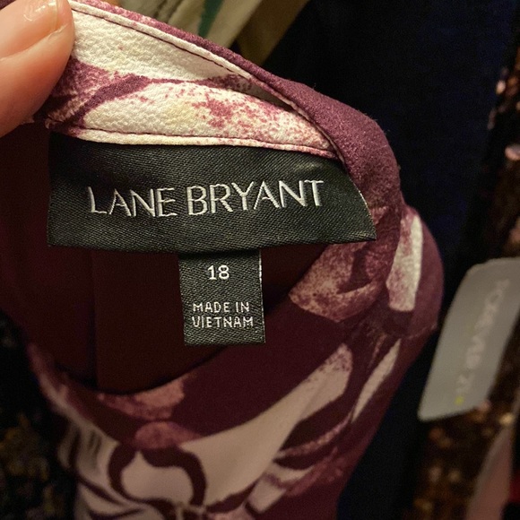 Purple and white maxi dress, size 18. - Picture 8 of 9